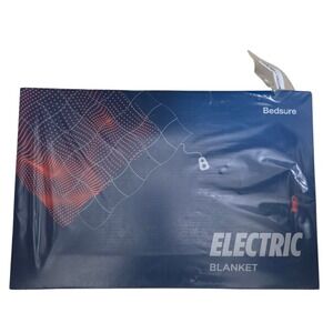 Bedsure Twin Electric Heated Blanket Soft Flannel 62" x 84" Grey 6 Heat 10 Timer